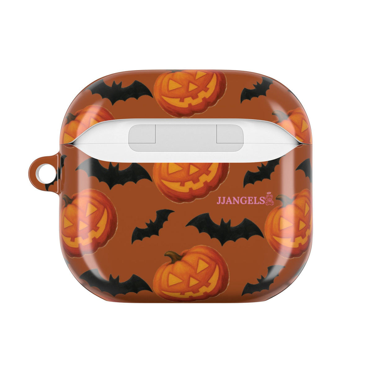 Pumpkin and Bats AirPods case