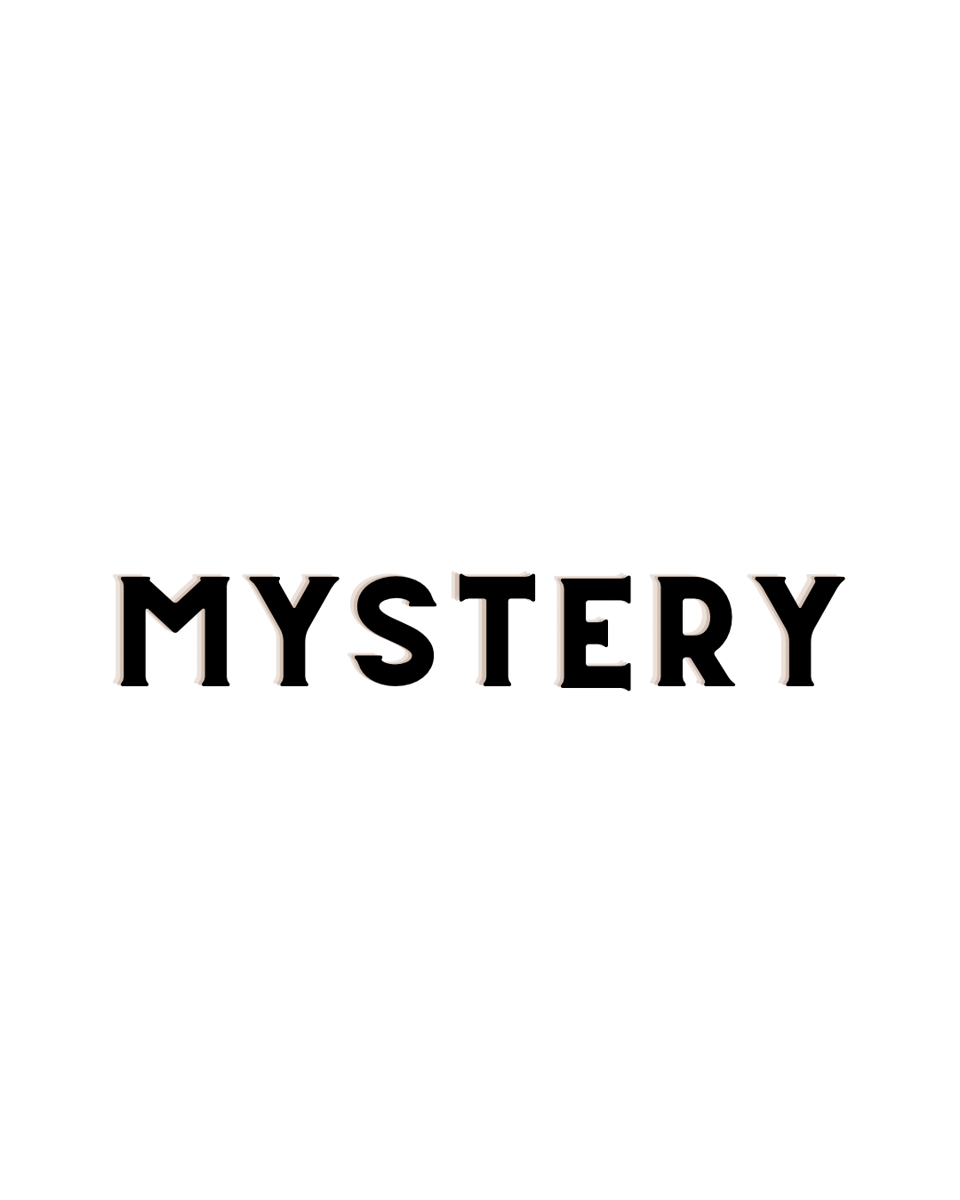Mystery hooded sweatshirt