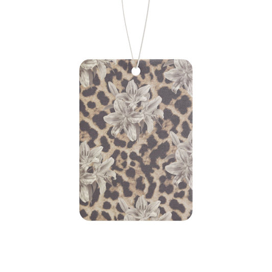 Leopard with Lilies Car Freshi