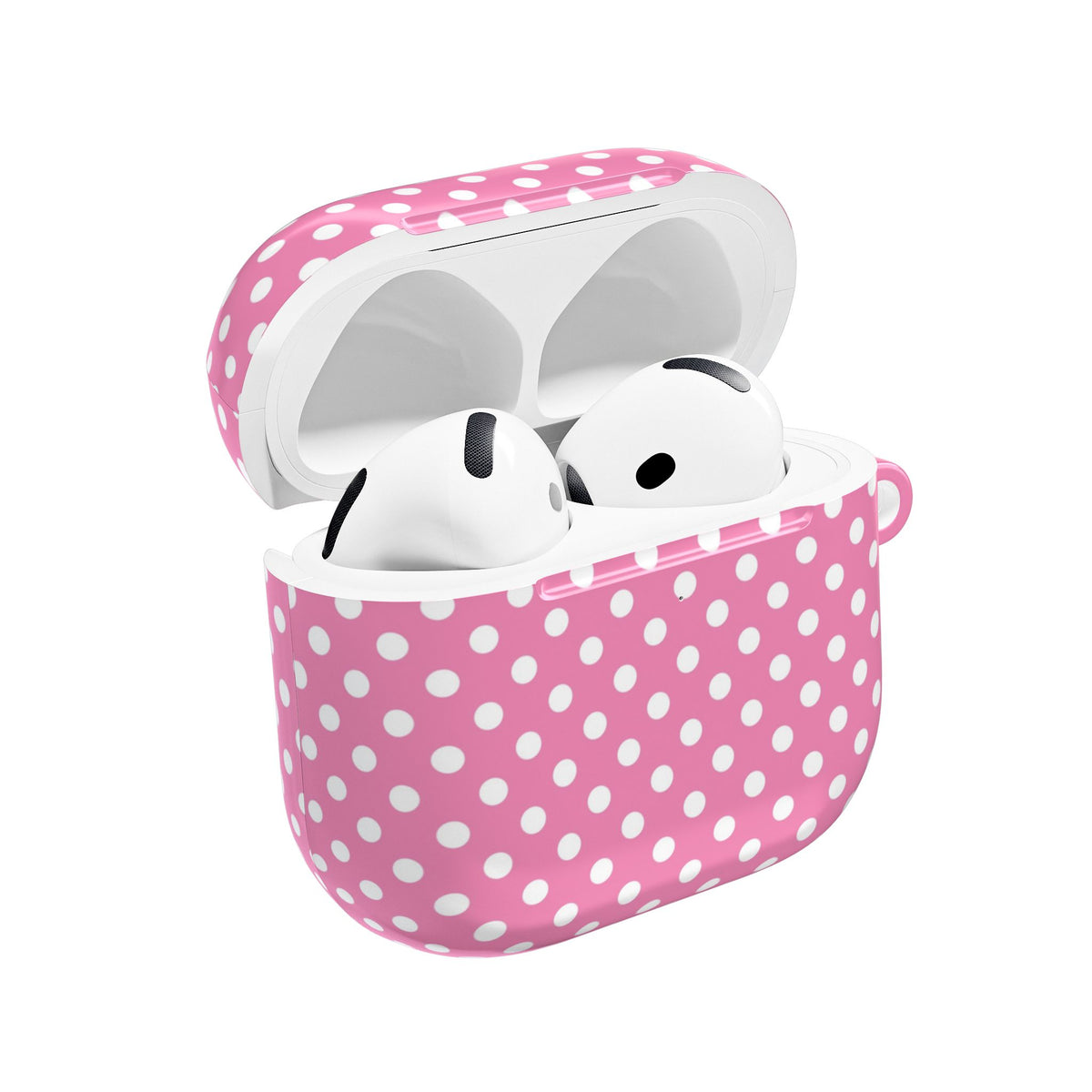 Pink Dots AirPods case
