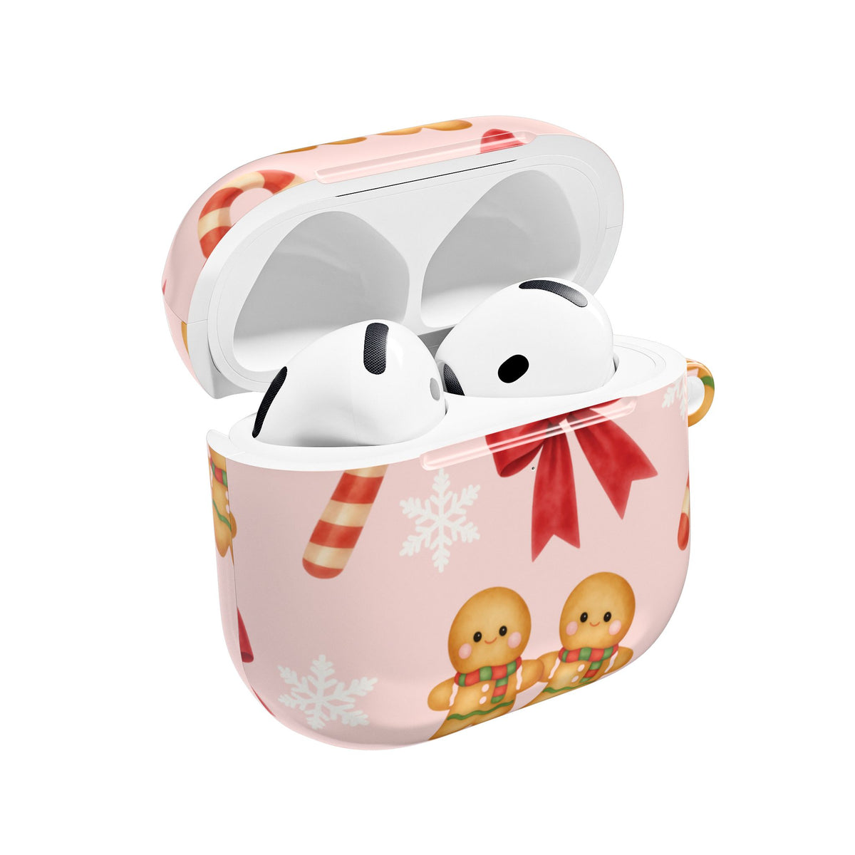 Snow and Gingerbread AirPods case