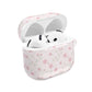 Pink flowers AirPods case