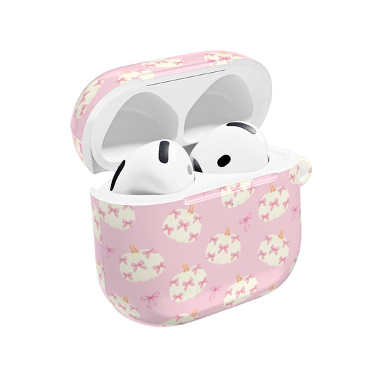 Pink pumpkin AirPods case