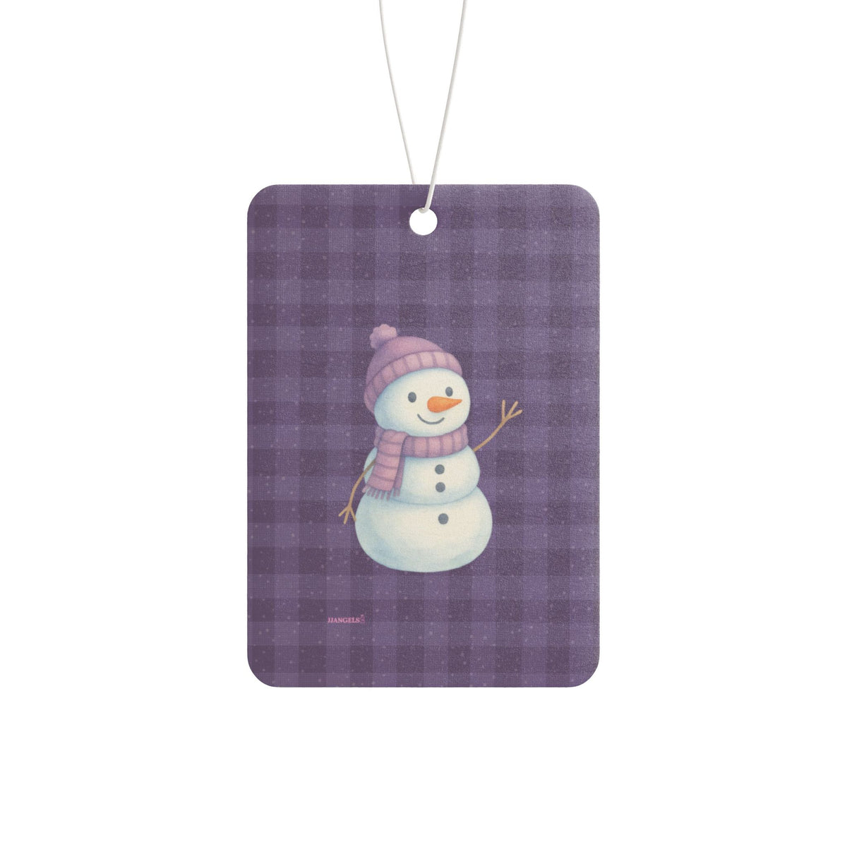 Purple snowman Car Freshi