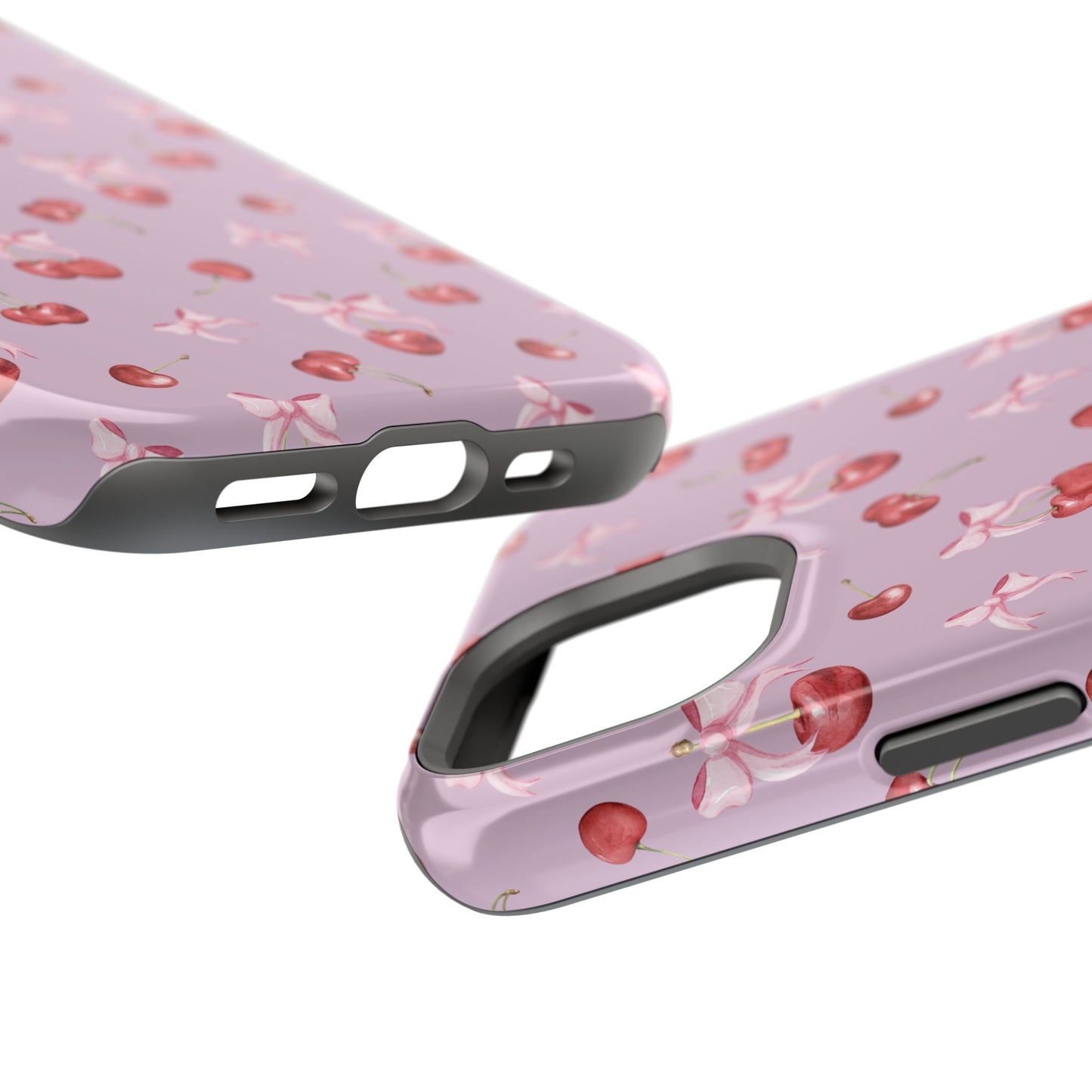 Cherry with bows Iphone Case
