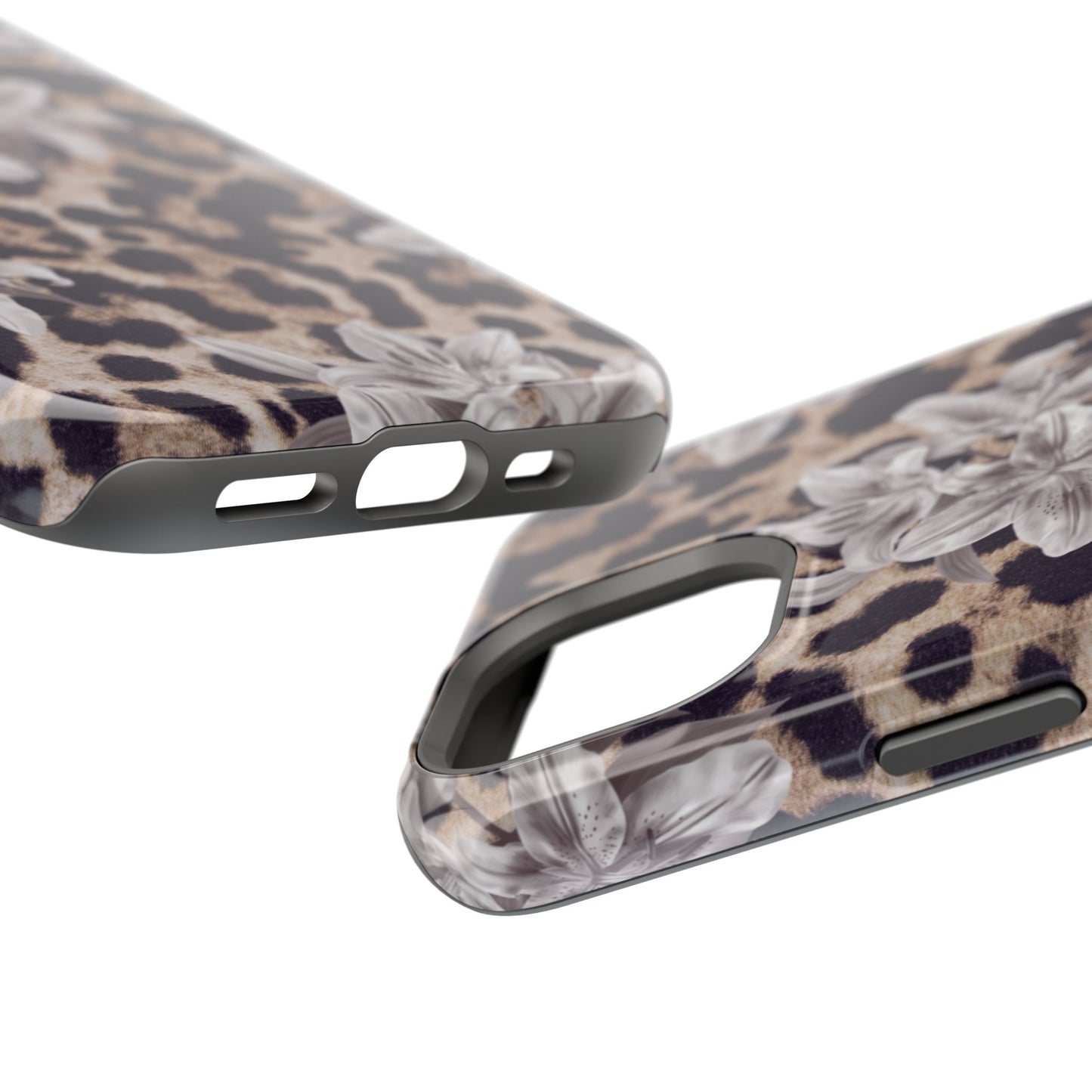 Leopard with Lilies Iphone Case