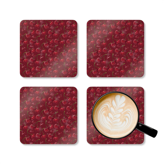 Cherry sparkle Coasters (2)