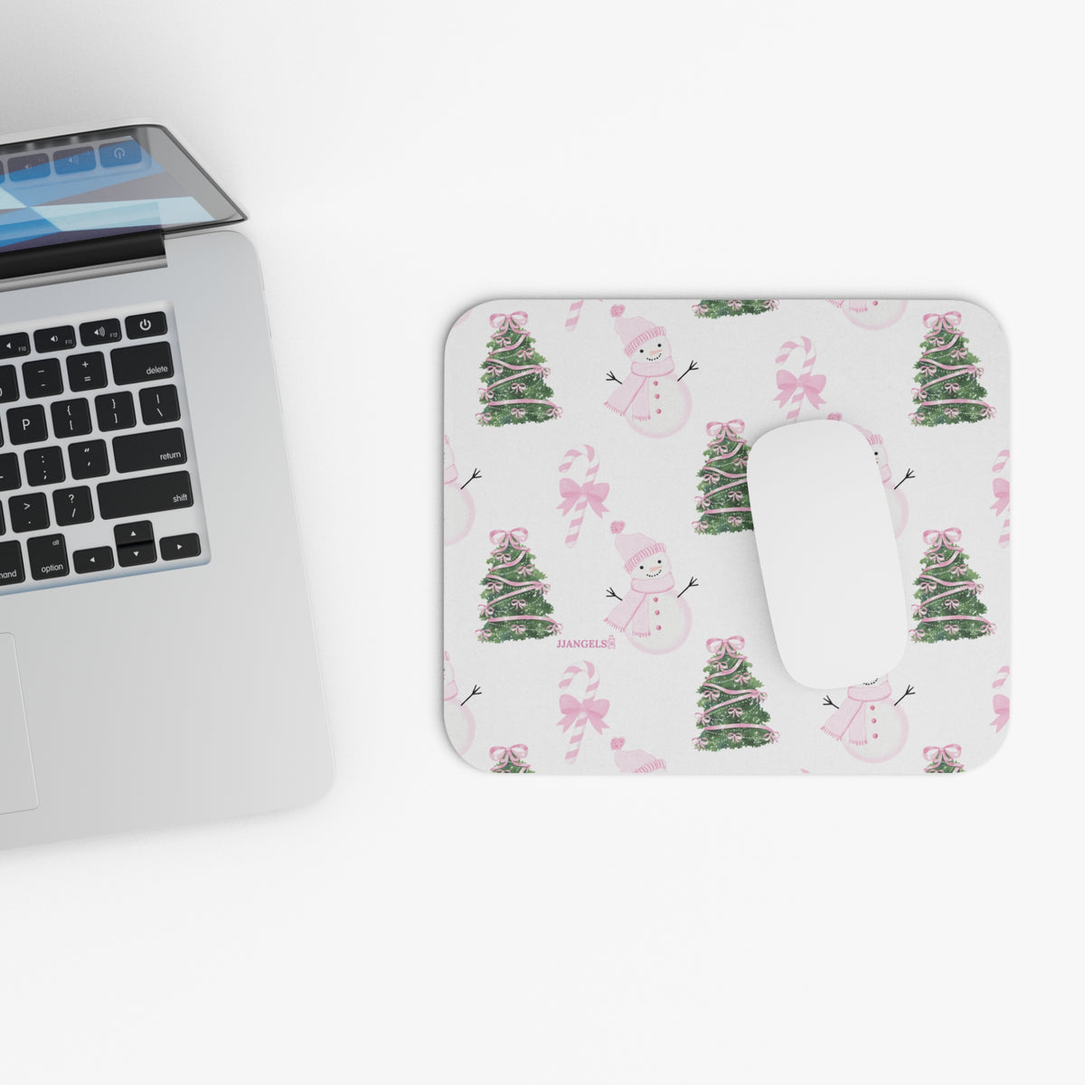 Snowman tree Mouse Pad