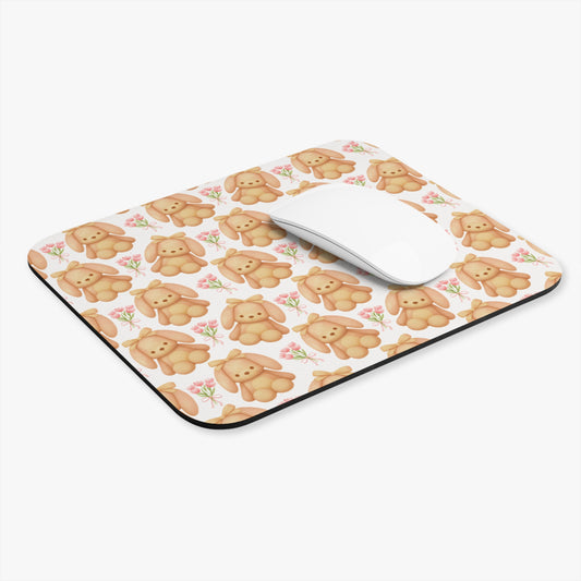 Bunny Bow Mouse Pad
