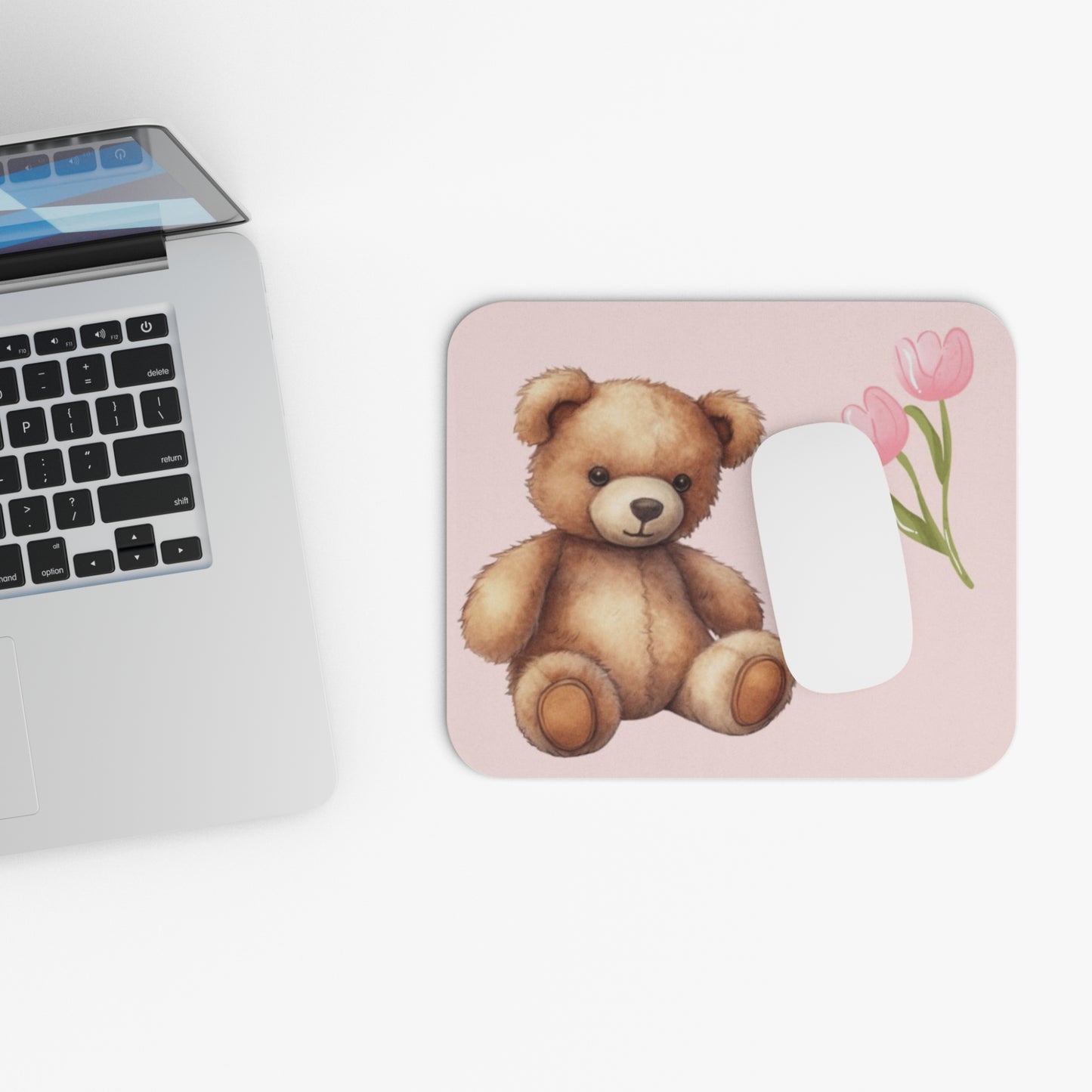 Berry Tulips Mouse Pad