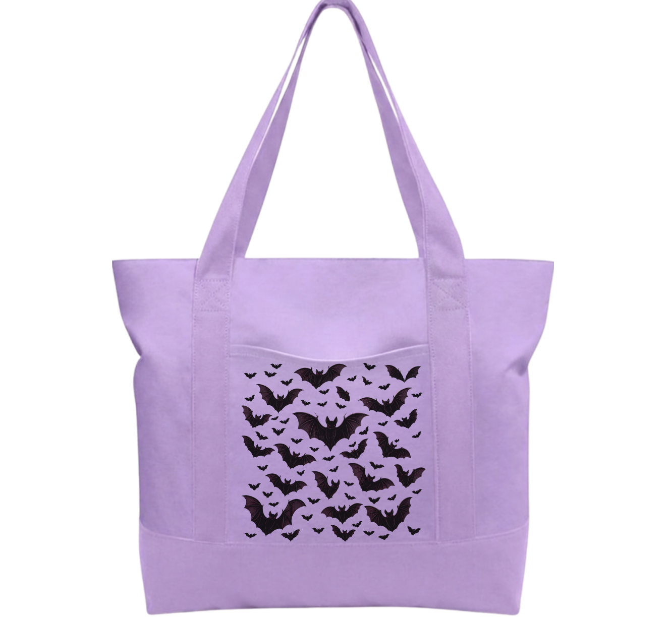 Bats Cotton Tote Bag