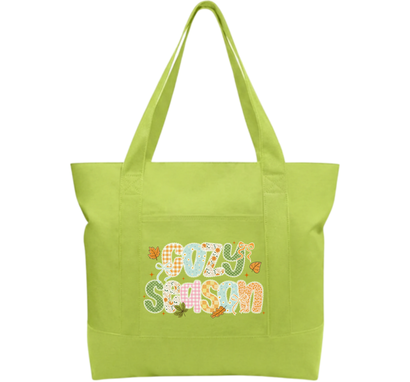 Cozy Season Cotton Tote Bag