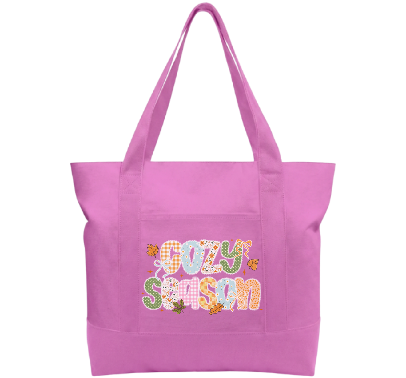 Cozy Season Cotton Tote Bag