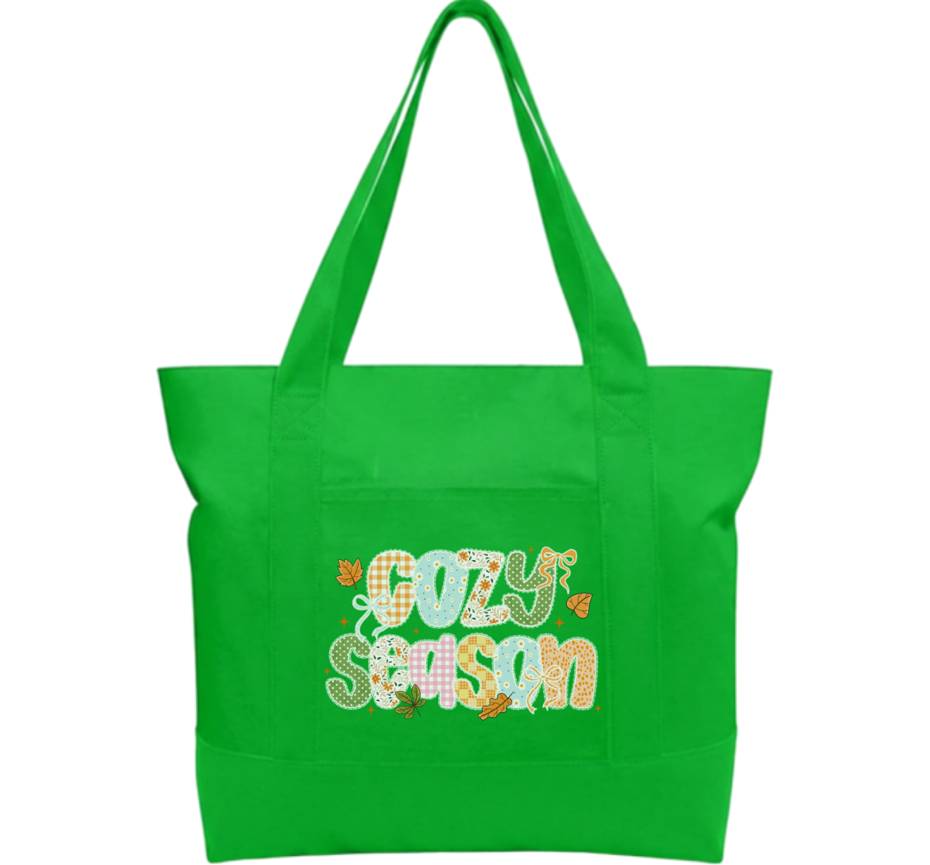 Cozy Season Cotton Tote Bag