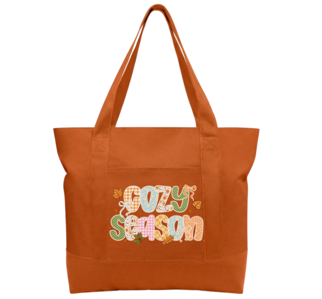 Cozy Season Cotton Tote Bag