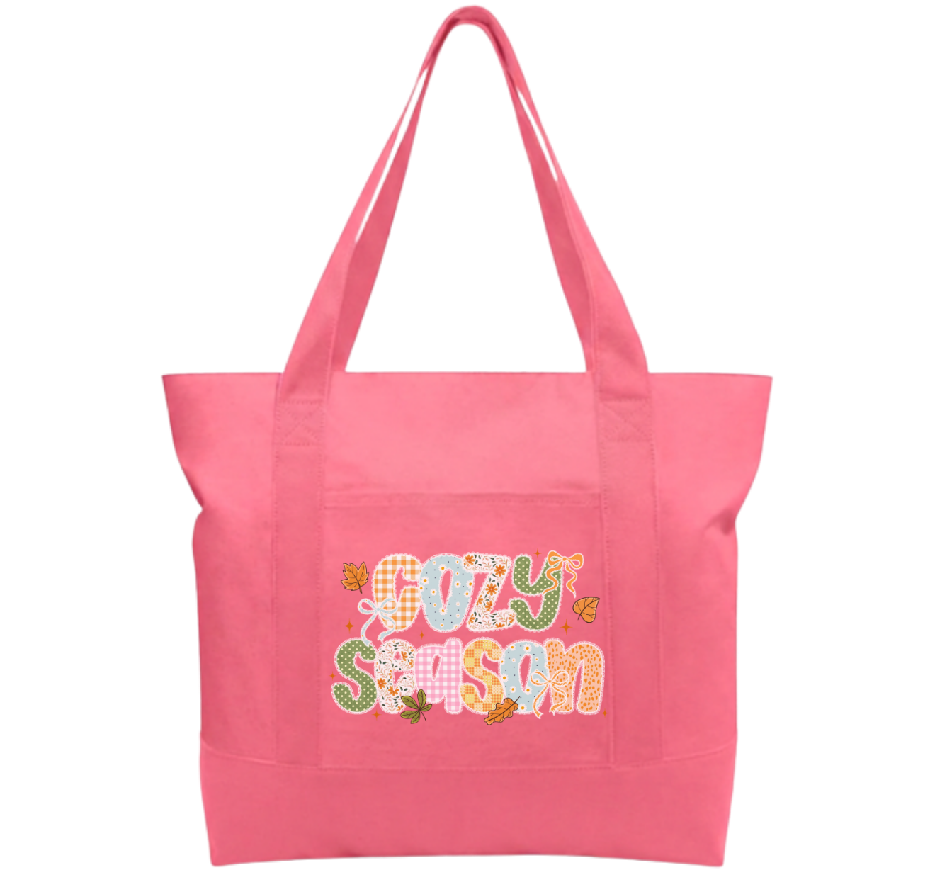 Cozy Season Cotton Tote Bag