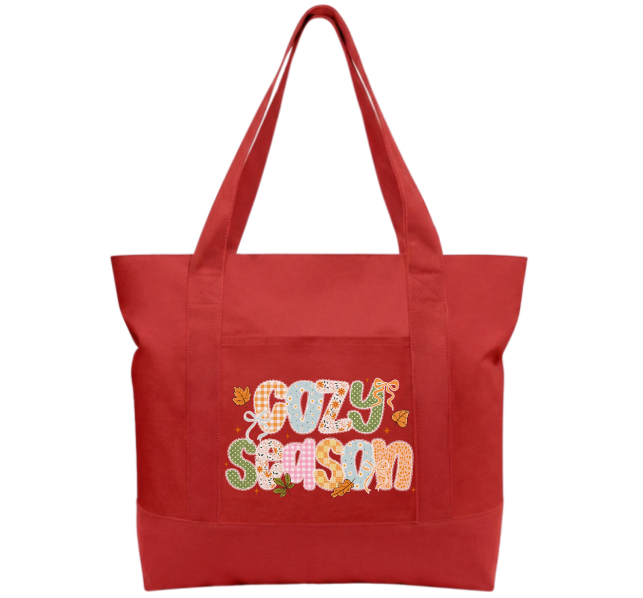 Cozy Season Cotton Tote Bag
