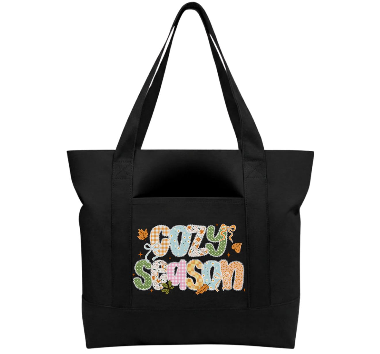 Cozy Season Cotton Tote Bag