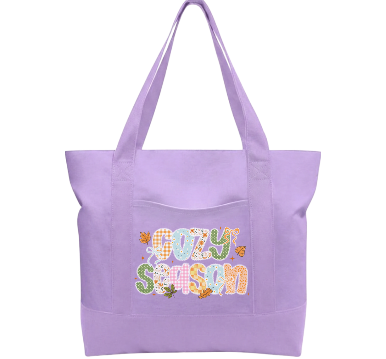 Cozy Season Cotton Tote Bag