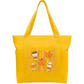 Fall Time Cotton Tote Bag