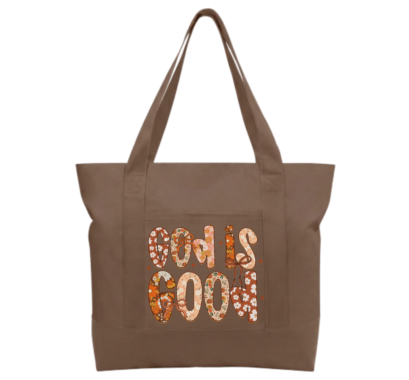 God is Good Cotton Tote Bag