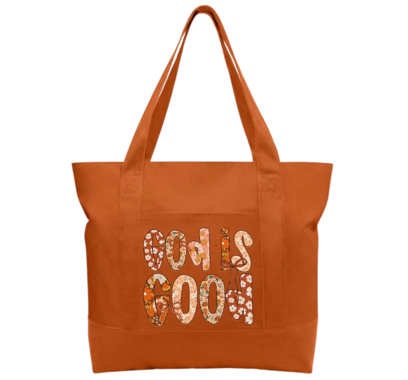 God is Good Cotton Tote Bag