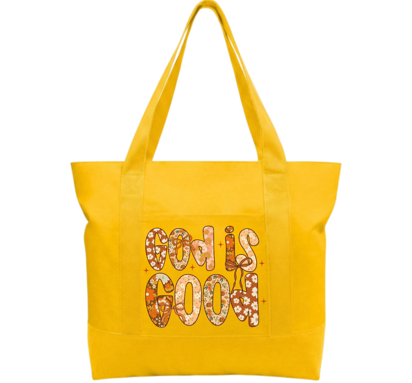 God is Good Cotton Tote Bag