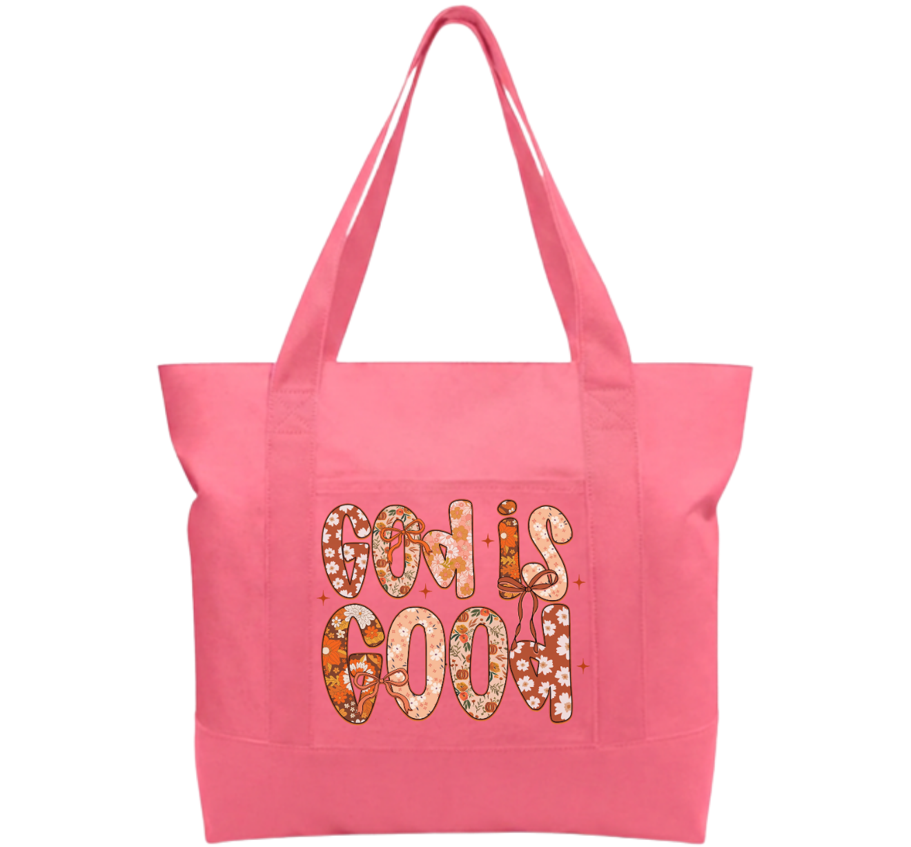 God is Good Cotton Tote Bag