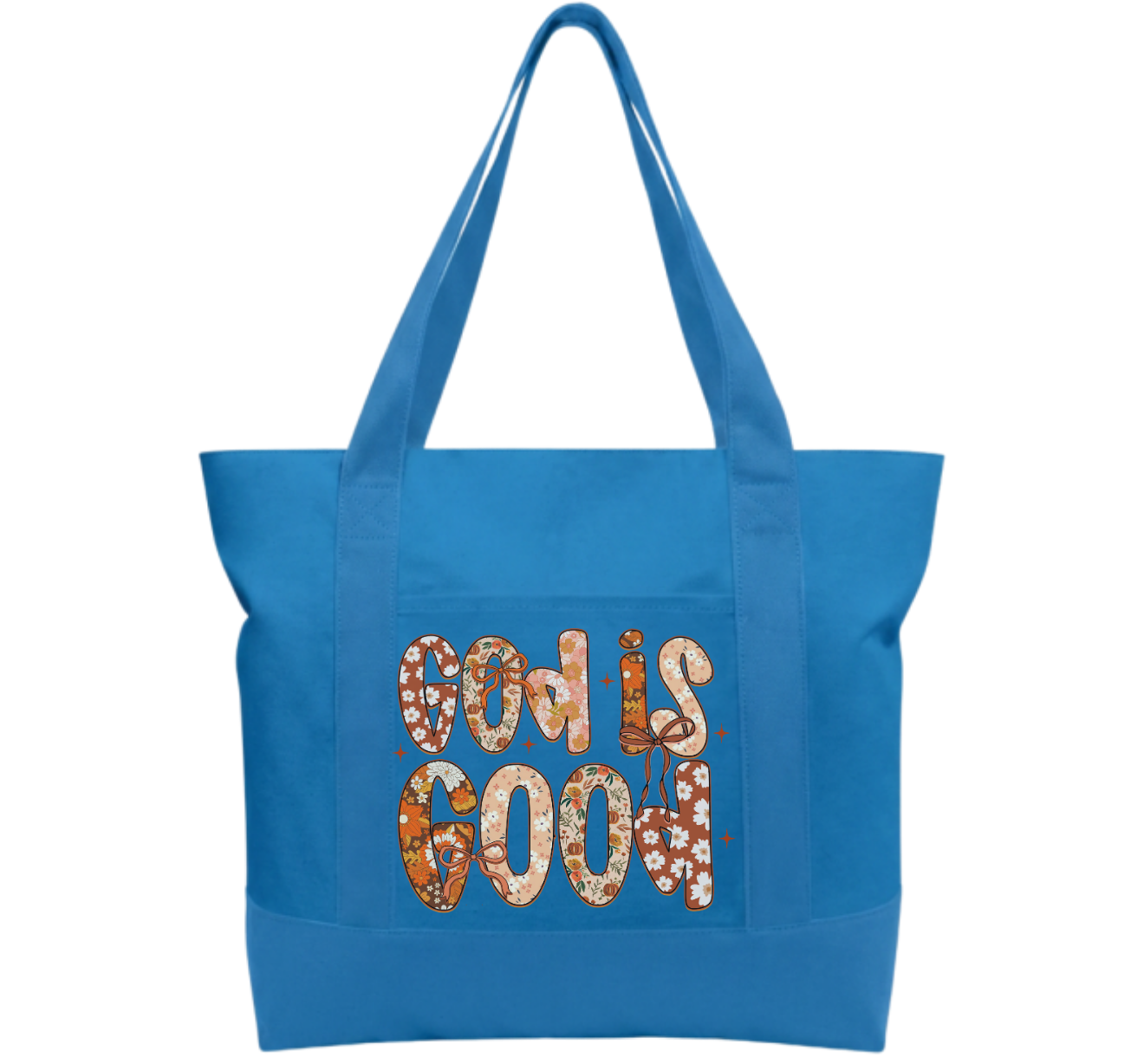 God is Good Cotton Tote Bag