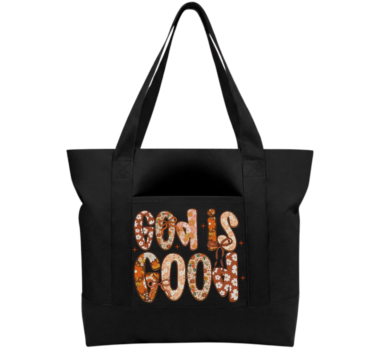 God is Good Cotton Tote Bag