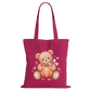 Teddy Pumpkin Cotton Tote Bag