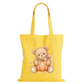 Teddy Pumpkin Cotton Tote Bag