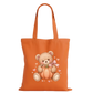 Teddy Pumpkin Cotton Tote Bag