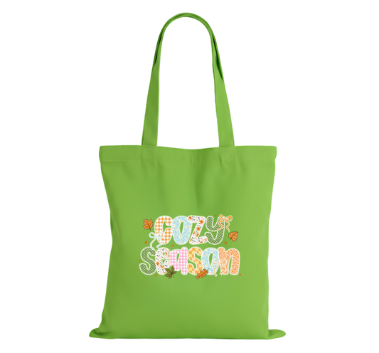 Cozy Season Cotton Tote Bag