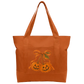 Orange bow Cotton Tote Bag