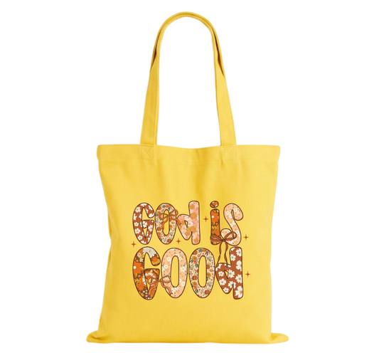 God is GOOD Cotton Tote Bag