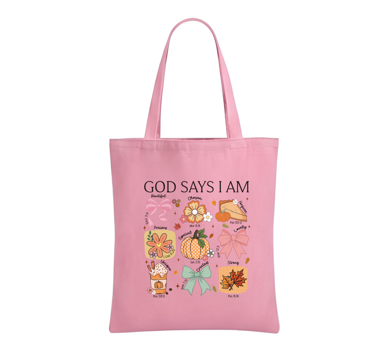 God Says Cotton Tote Bag
