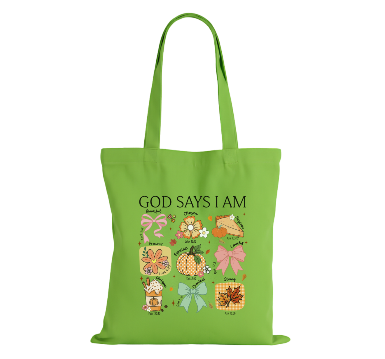 God Says Cotton Tote Bag