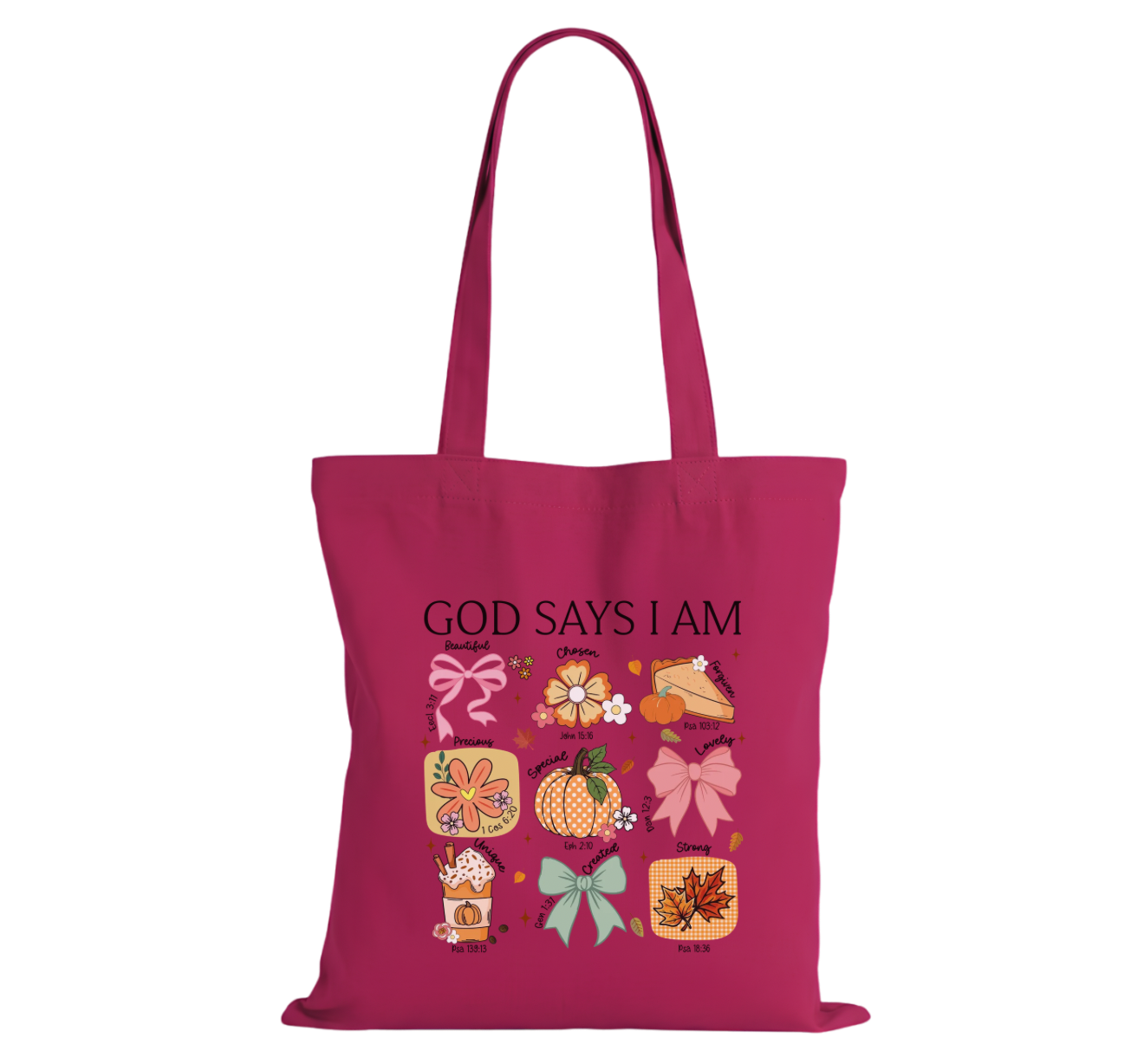 God Says Cotton Tote Bag