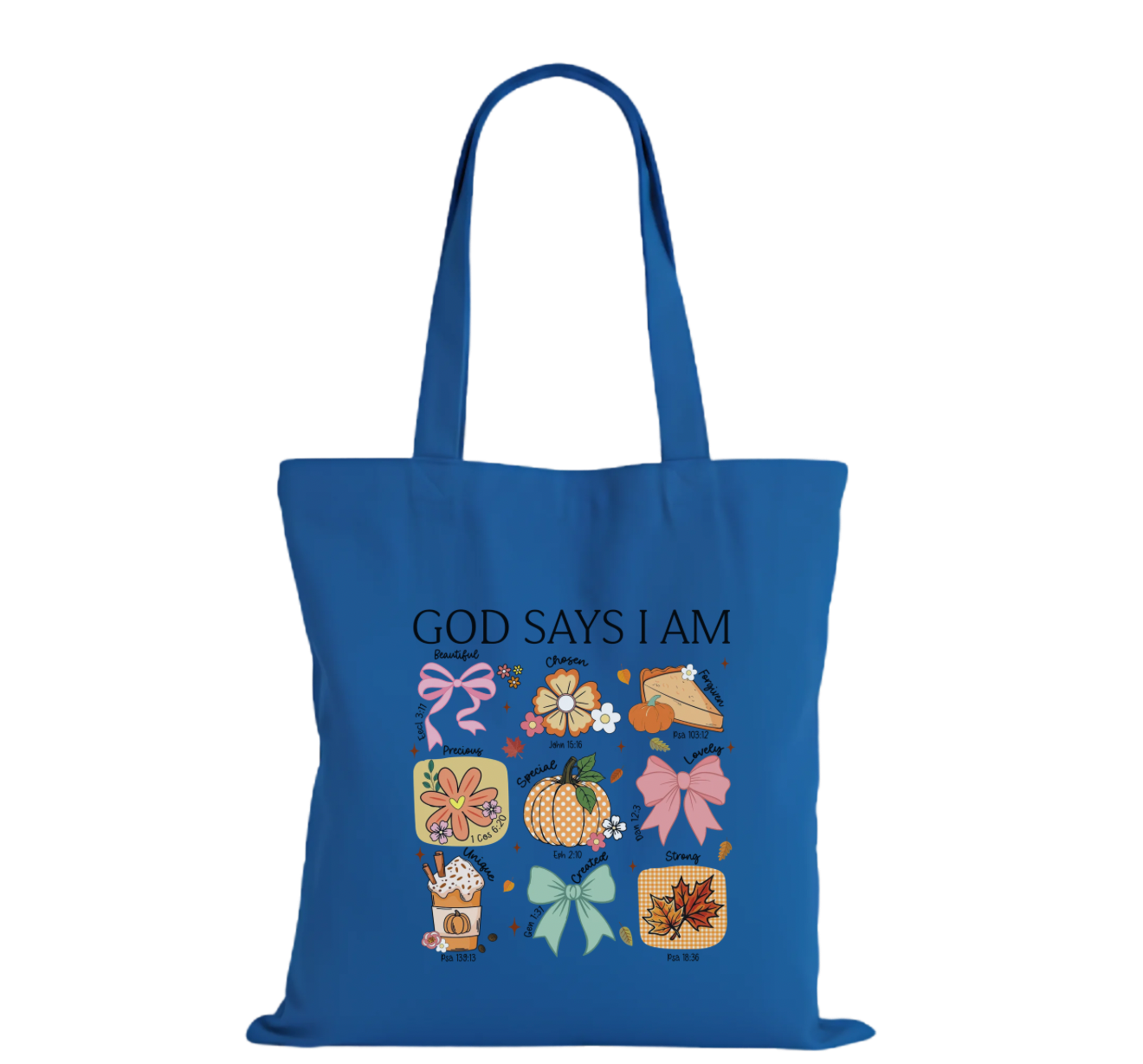 God Says Cotton Tote Bag