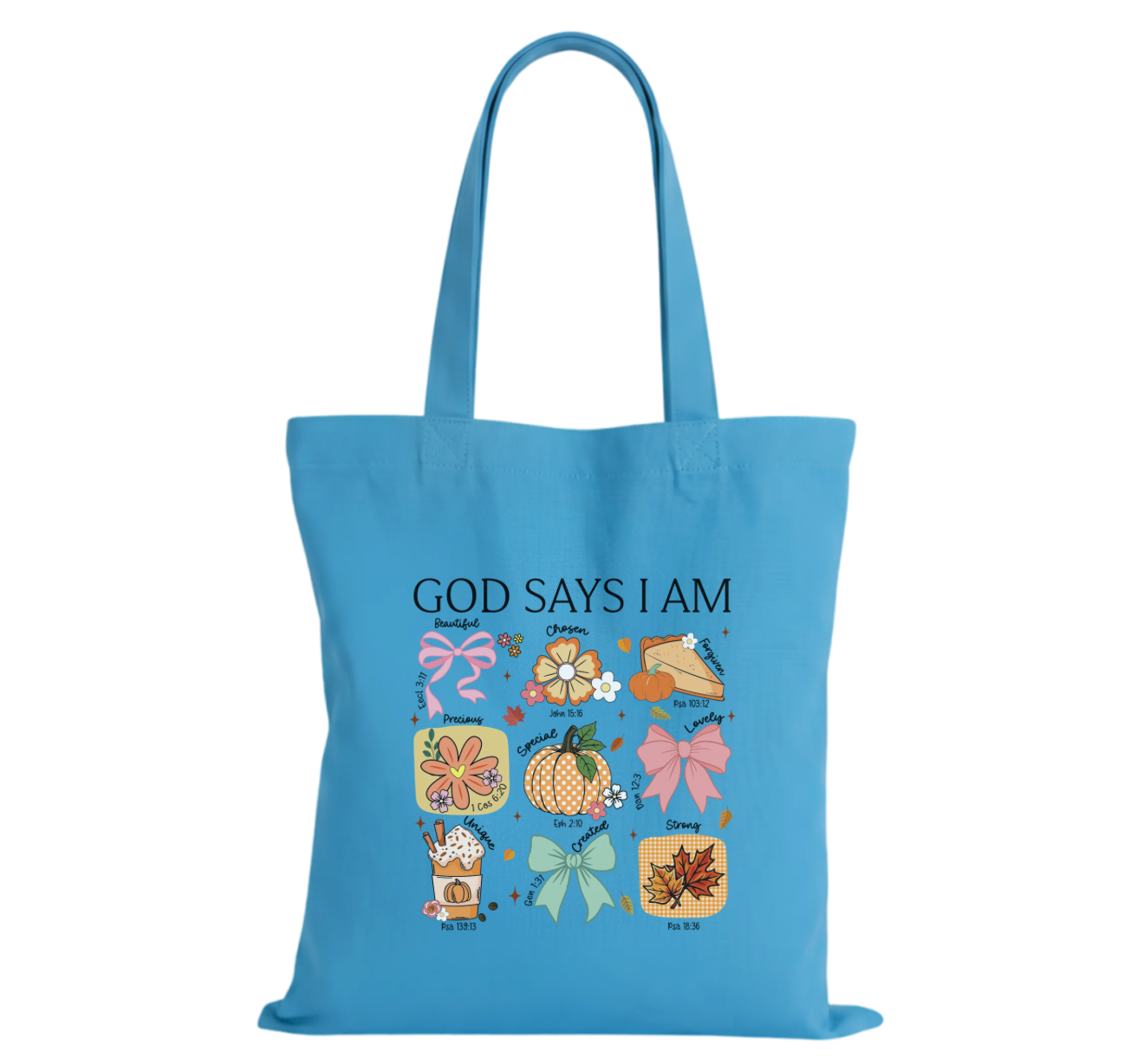 God Says Cotton Tote Bag