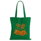 Orange Bow Cotton Tote Bag