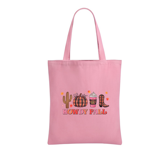 Howdy Cotton Tote Bag