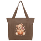 Teddy Pumpkin Cotton Tote Bag