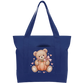 Teddy Pumpkin Cotton Tote Bag