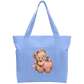 Pink teddy pumpkin Cotton Tote Bag