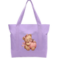 Pink teddy pumpkin Cotton Tote Bag