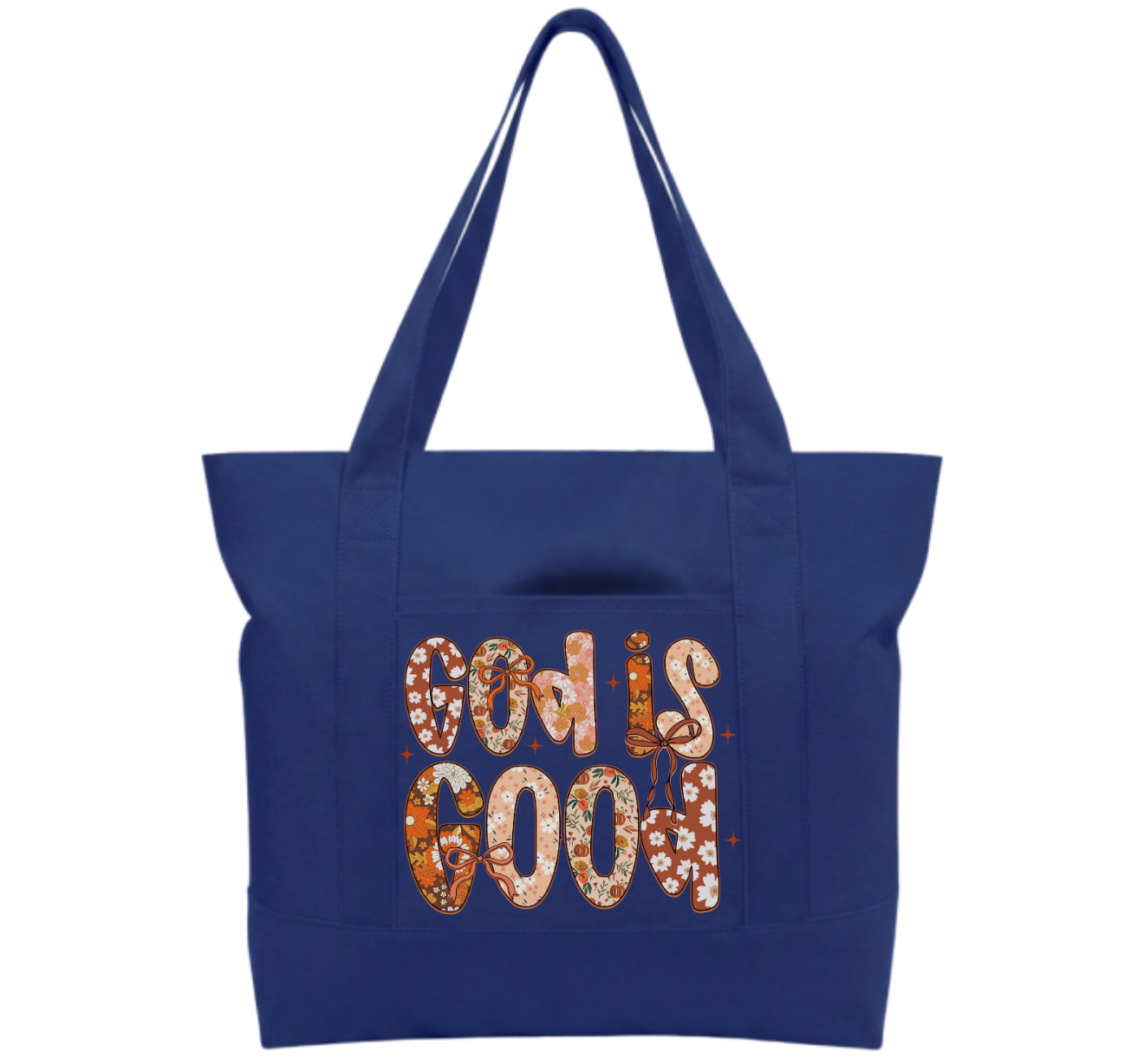 God is Good Cotton Tote Bag