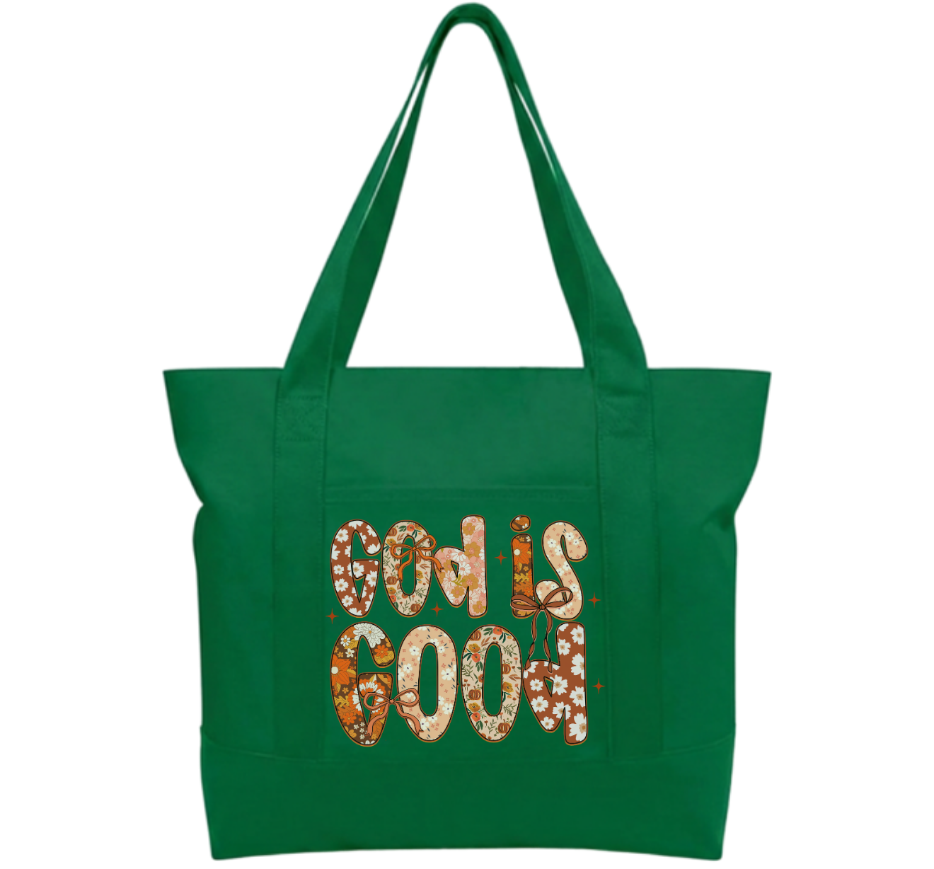 God is Good Cotton Tote Bag