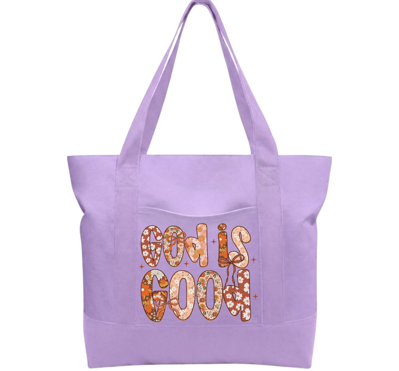 God is Good Cotton Tote Bag